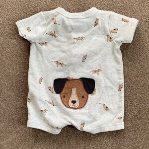 Puppy Dog Baby Romper